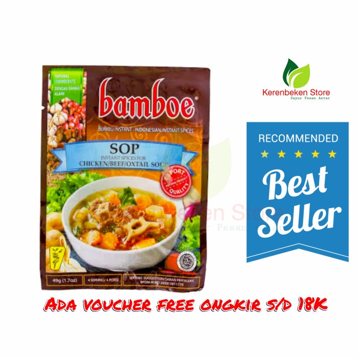

bamboe bumbu instan sop 49gr
