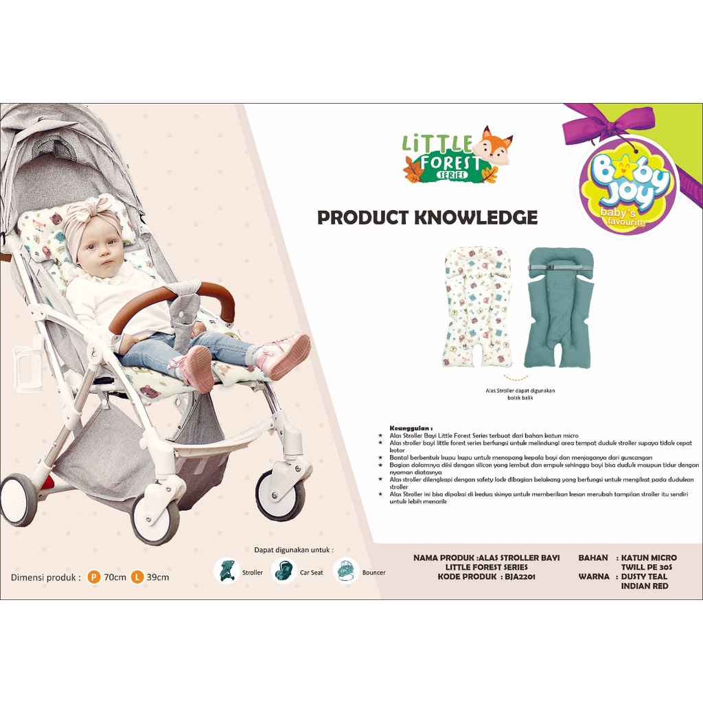 Alas Stroller Bayi Little Forest Baby Joy BJA2201A