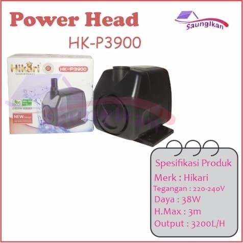 Pompa Air Power Head Aquarium Aquascape HIKARI HK P 3900 P3900
