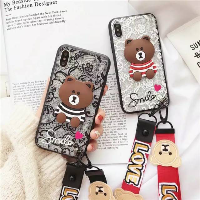 Case redmi note 7. Bear line