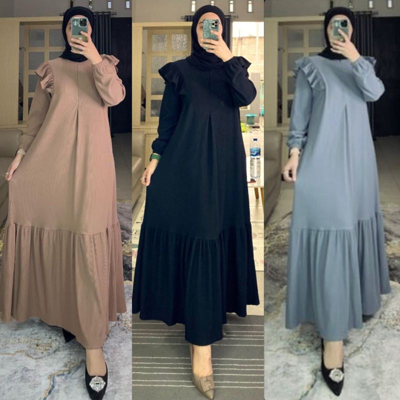 Gamis terbaru wanita muslim irina dress