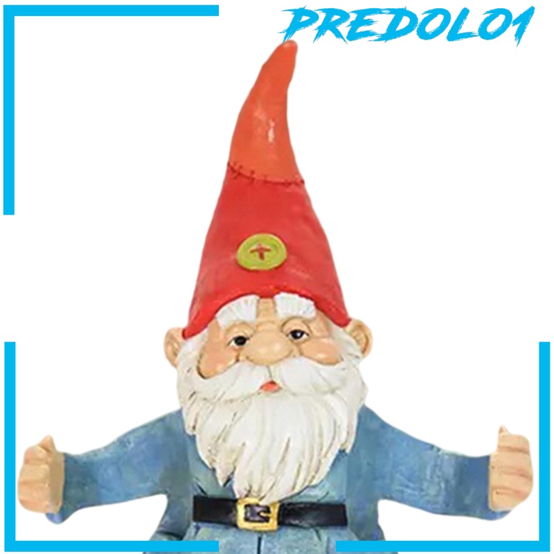 (Predolo1) Patung Gnome Untuk Dekorasi Taman / Outdoor