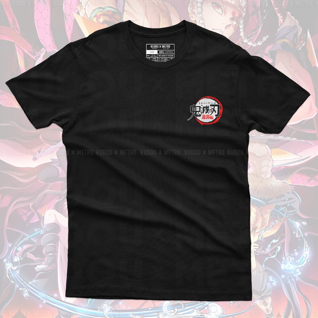 Kaos Demon Slayer Entertainment District Anime Manga Kimetsu No Yaiba Premium Unisex