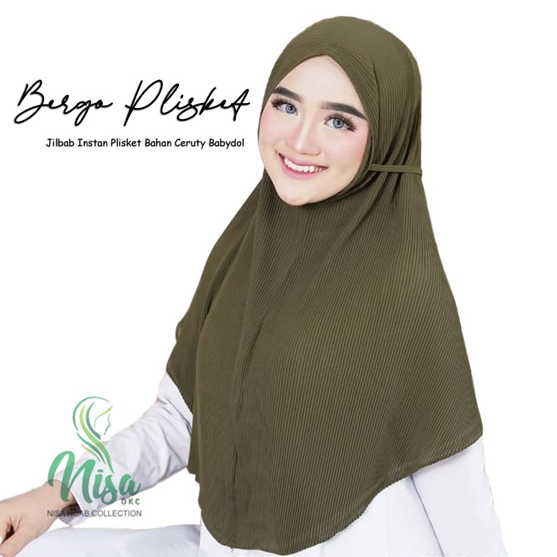 Bergo Maryam Tali Siria Plisket Full Cerutybabydoll