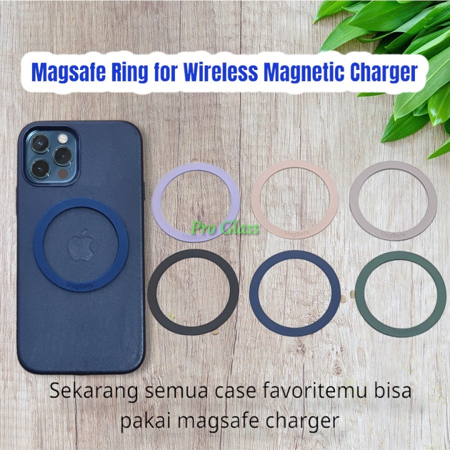 Magnetic Magsafe Wireless Ring Adapter Sticker with 3M adhesive