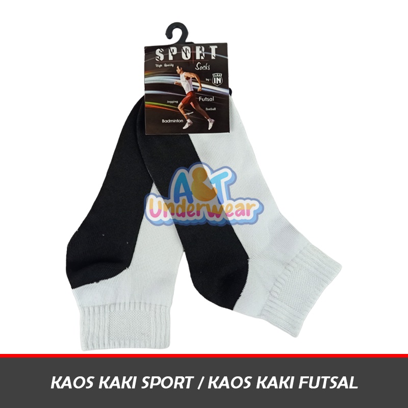 AT371-Kaos Kaki Sport / kaos kaki Futsal / kaos kaki sekolah / kaos kaki kotak kotak catur