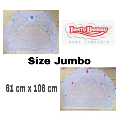 Lusty Bunny Kelambu Tidur Bayi Model Tarik Warna Ukuran Jumbo PP 8522