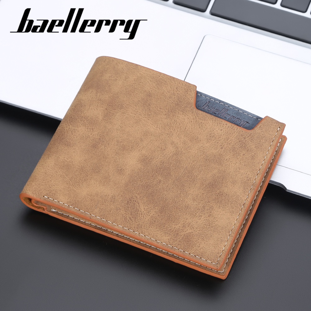 BAELLERRY D9188 Dompet Pria Bahan Kulit PU Leather Premium WATCHKITE WKOS