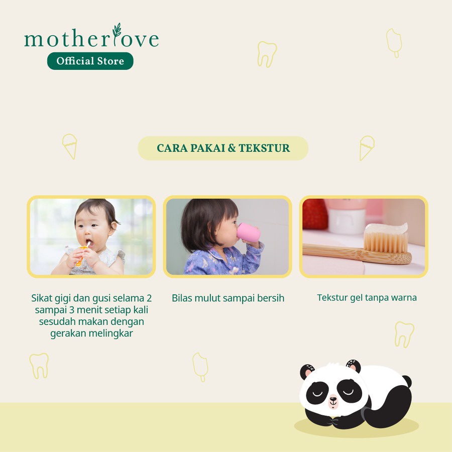 Motherlove Baby &amp; Toddler Toothpaste (French Vanilla) 50gr