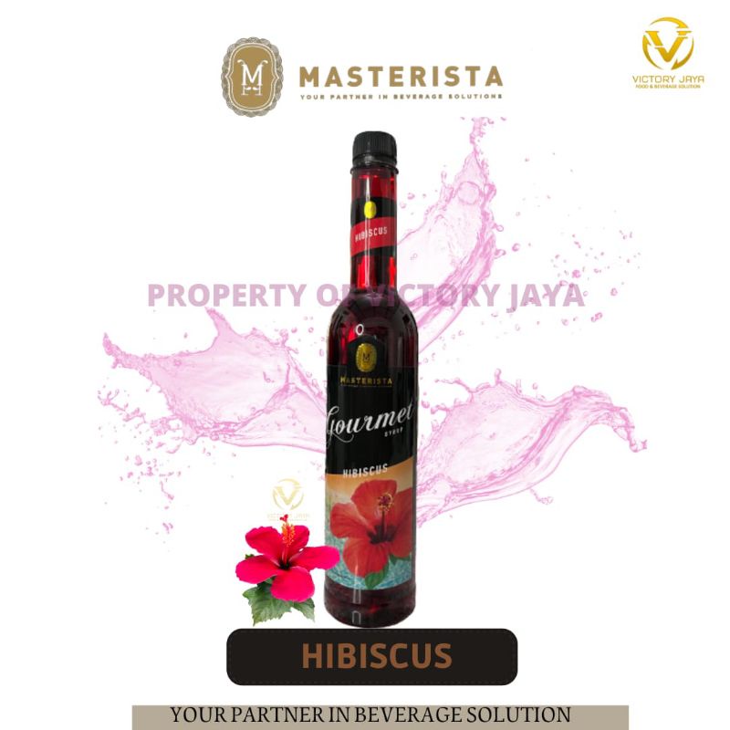 

Masterista sirup Hibiscus 750ml Syrup perasa minuman