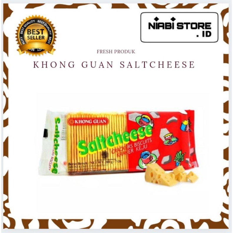 

KHONG GUAN SALTCHEESE 200 GRAM