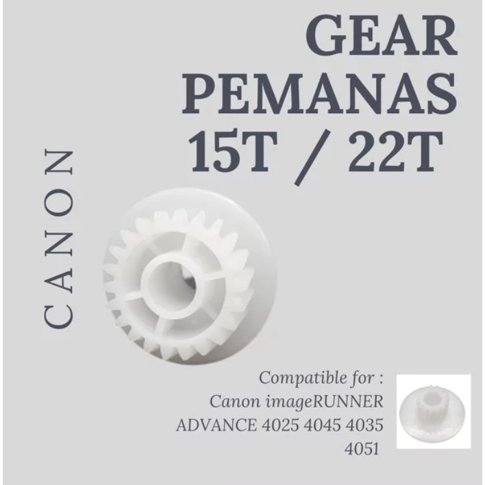 GEAR PEMANAS CANON ir 2525 ir 2535 ir 2545 imageRUNNER ADVANCE 4054 4045 4035
