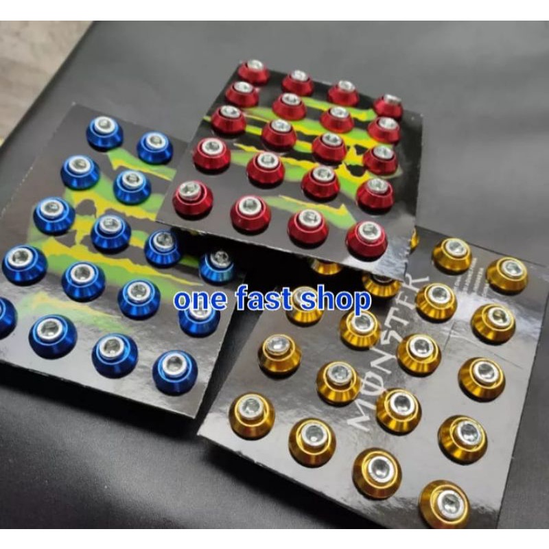 Baut L variasi ring monel variasi baut plat nomor universal