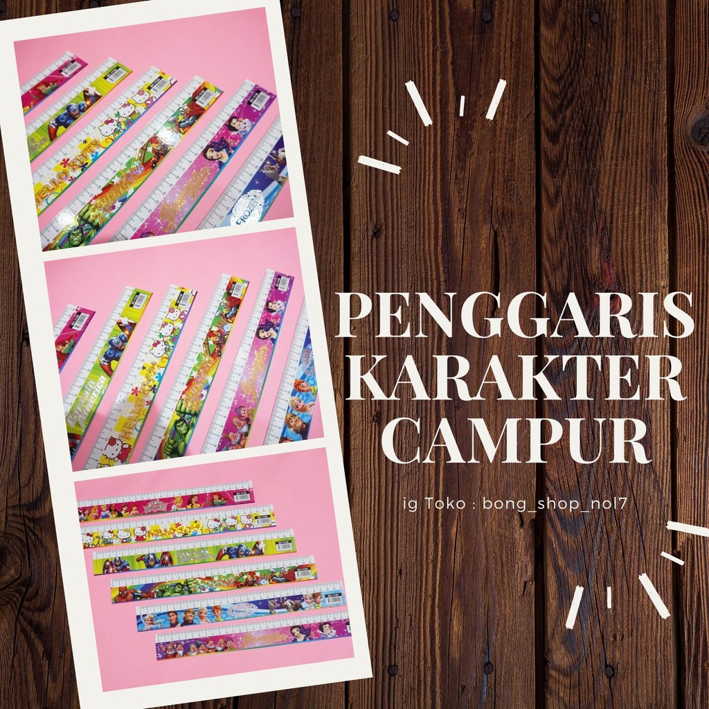 

PENGGARIS KARAKTER CAMPUR / PENGGARIS LUCU MURAH KARAKTER CAMPUR 30cm