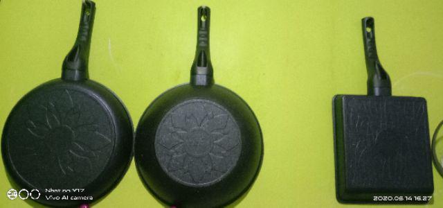 Neocook Frying Pan Set Of 5 / Megastone Pan / Panci Keramik