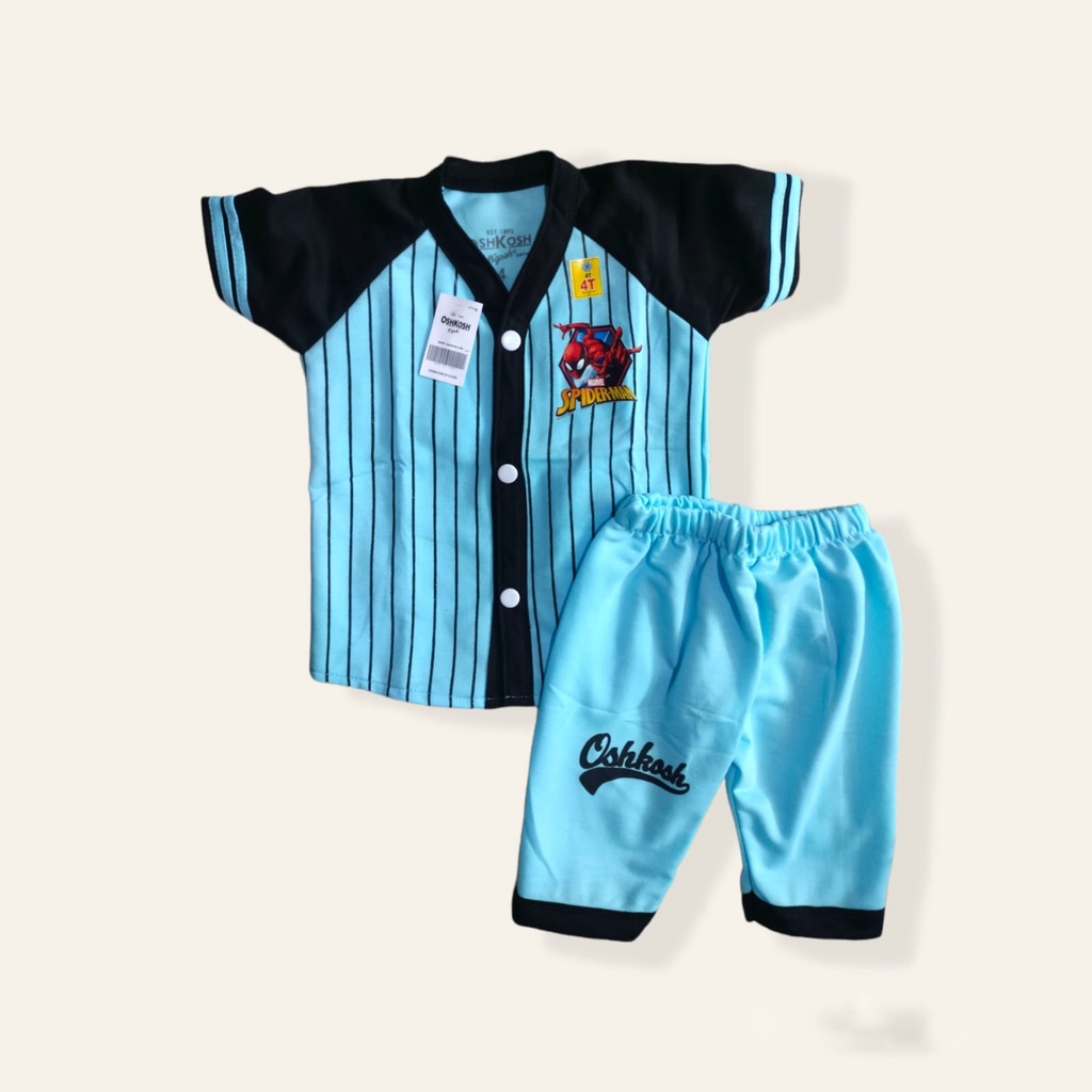 Setelan Baseball Anak  Baju anak unisex Setelan Murah Anak Usia 1-5 Tahun