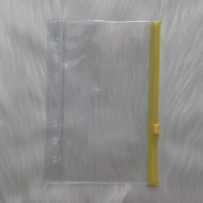 

Zipper Pocket Ziplock Binder Multifungsi A6 (6ring)