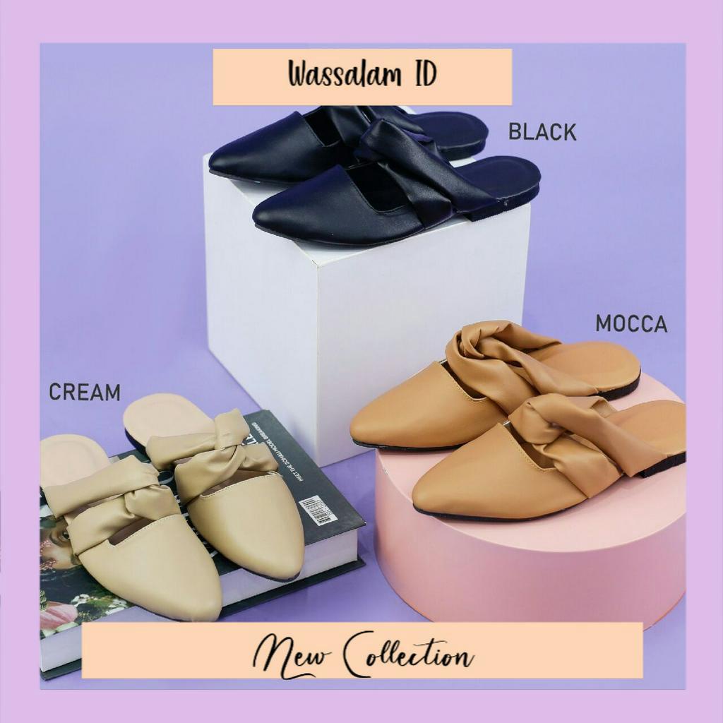 SEPATU WANITA // SEPATU FLAT WANITA  // SEPATU MULES // EYDA MULES