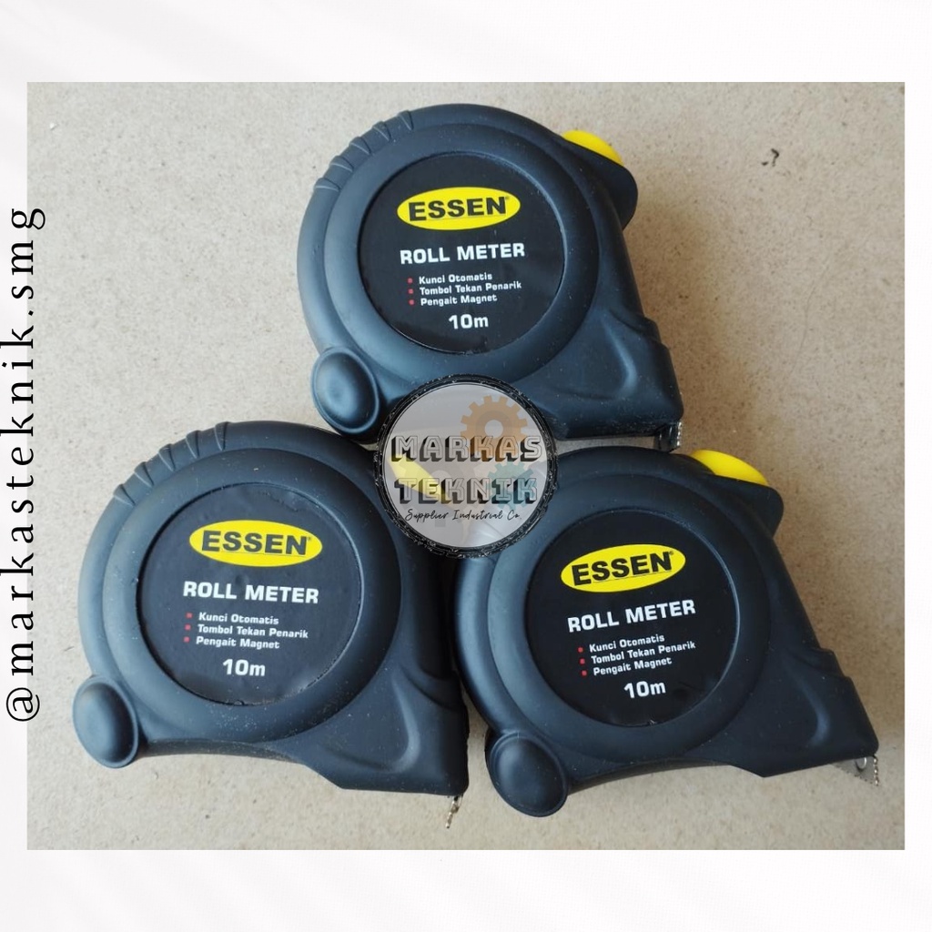 ESSEN Meteran Tukang Bangunan Roll 10 Meter 10 M