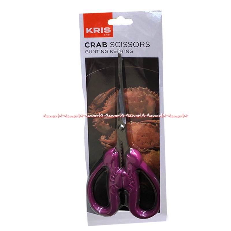 Krischef Crab Scissors Gunting Kepiting Pink Digunakan Untuk Menggunting Cangkang Dan Kaki Kepiting