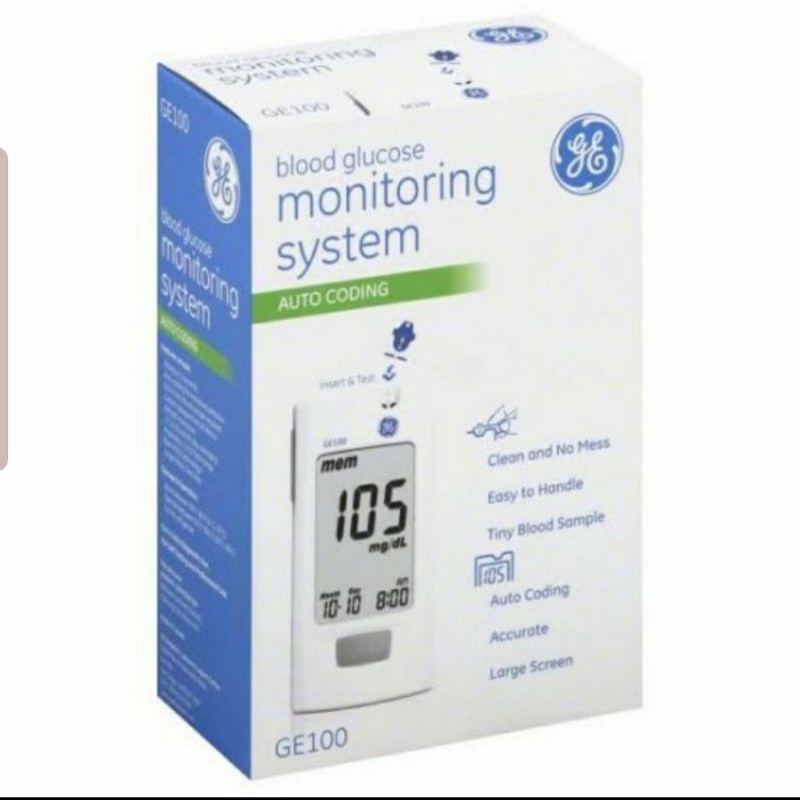 Alat Cek Gula Darah GE100. Blood Glucose Monitoring GE100