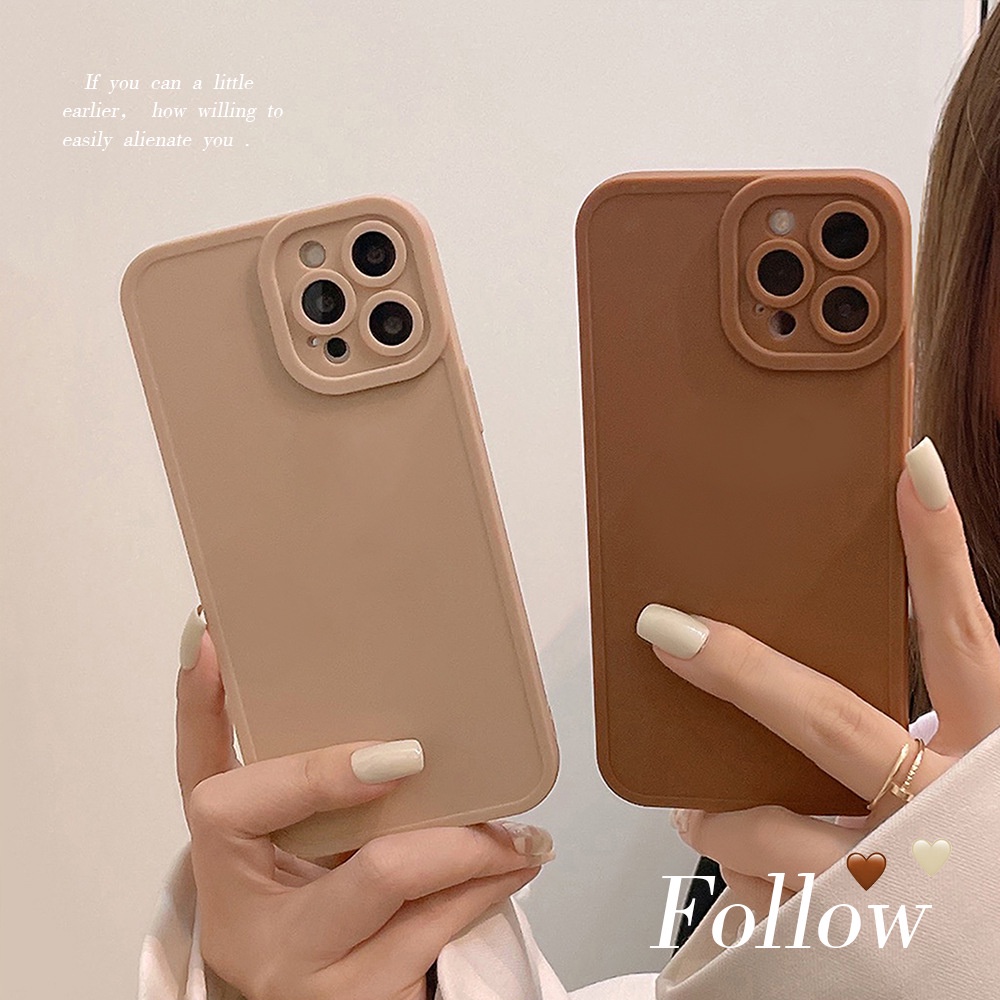 Soft Case Silikon Desain Milk Tea Cokelat Untuk Iphone 7 8 PLUS X XR XS 11 12 13 MINI PRO MAX SE 2020