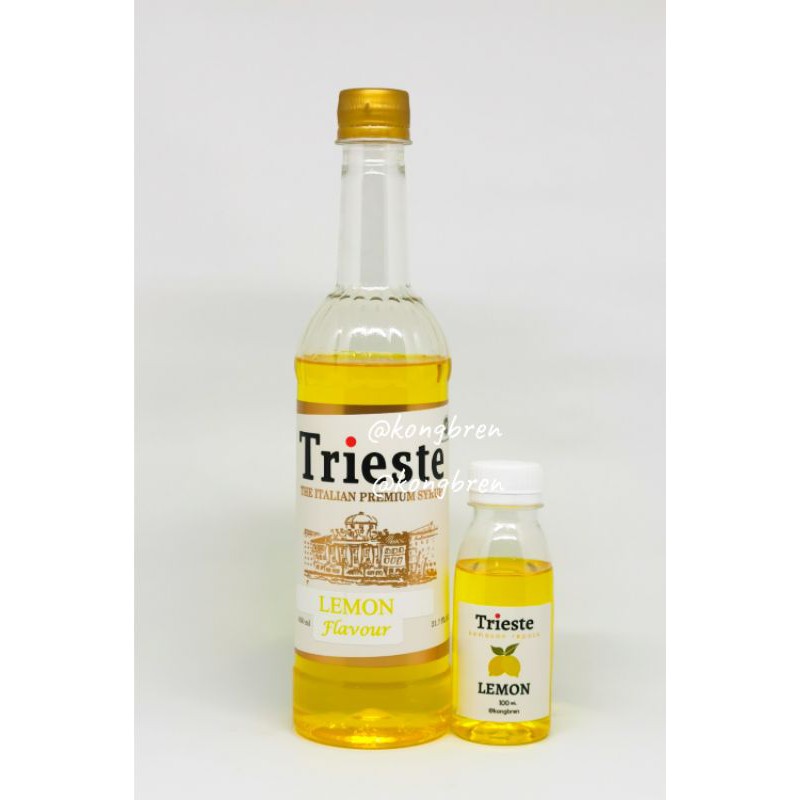 Sirup Lemon Trieste 100 ml - Trieste Syrup Lemon 100ml