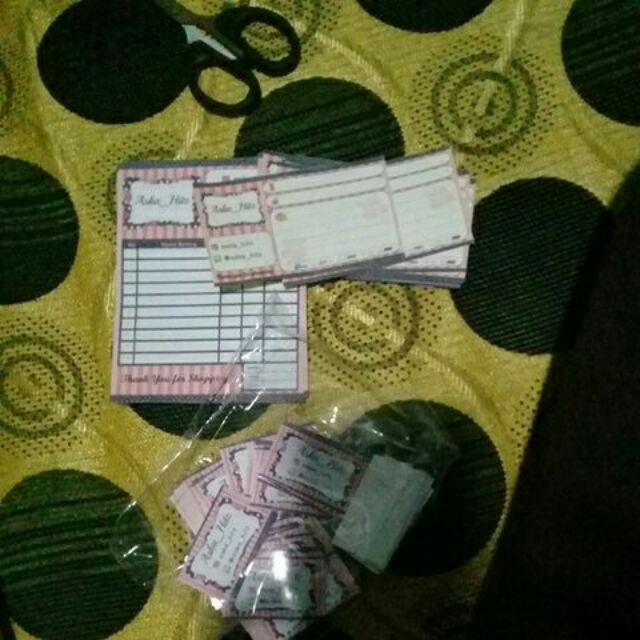 Nota / Kwitansi / Invoice Full Color Shabby Chic Blackpink 1 Ply