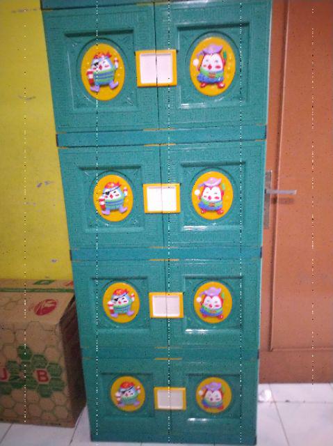 Lemari Plastik Club Besar 4 Susun (promo Harga)