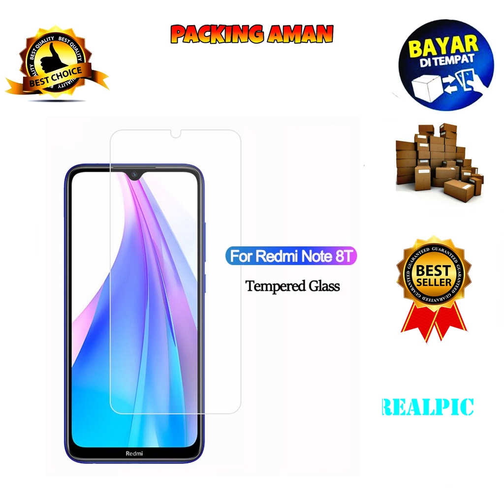 Tempered Glass Xiaomi Redmi Note 8T Screen Protector Anti Gores