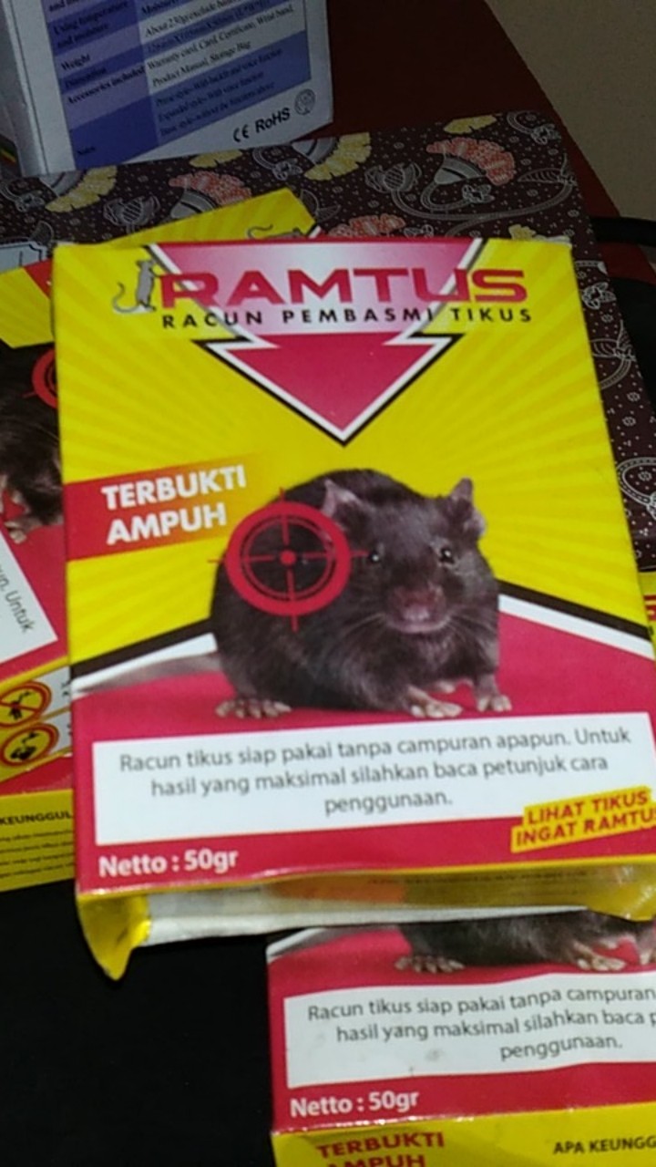 Ramtus Racun Tikus Got Curut Paling Ampuh Pembasmi Tikus Dirumah Racun Tikus Di Mesin Mobil 1 Pack