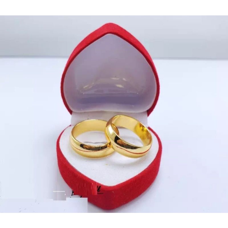 CINCIN TITANIUM ROSE GOOLD PRIA DAN WANITA