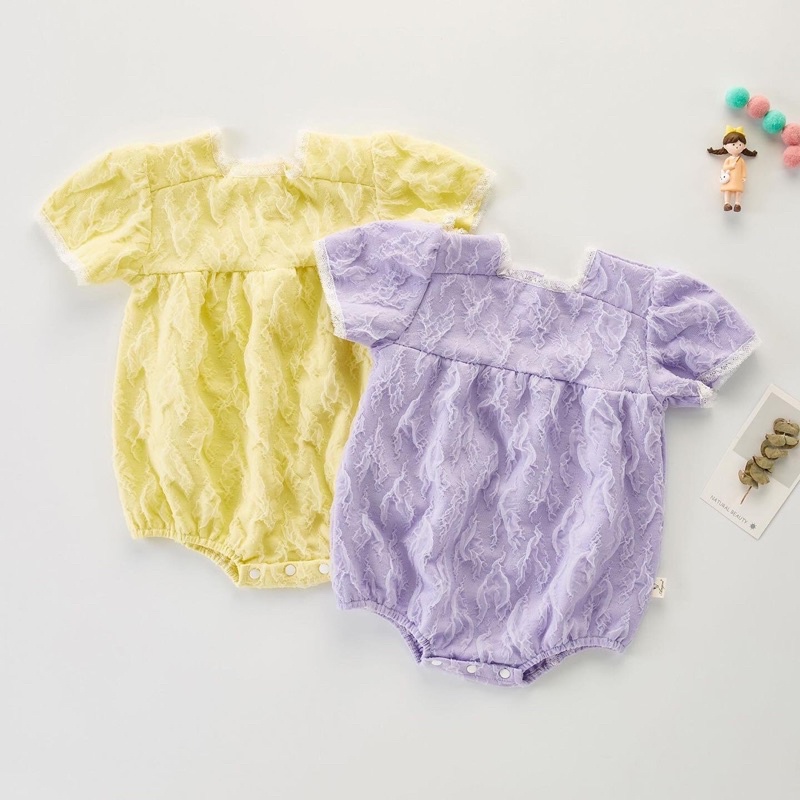 Camila Romper | baju bayi | baju bayi perempuan | baju bayi cewek | baju baby girl | baju bayi unyu 