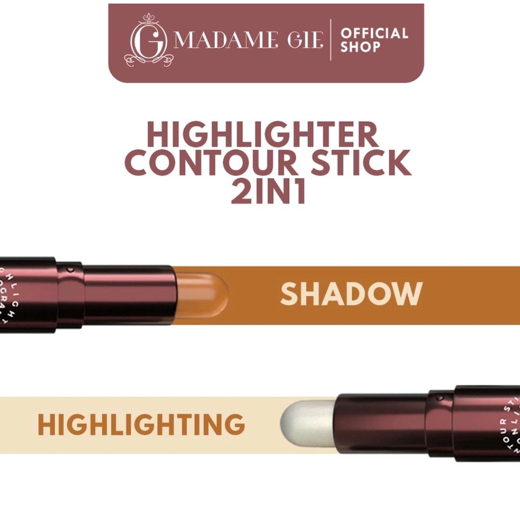 Madame Gie Holographic 2IN1 Highlighter &amp; Contour