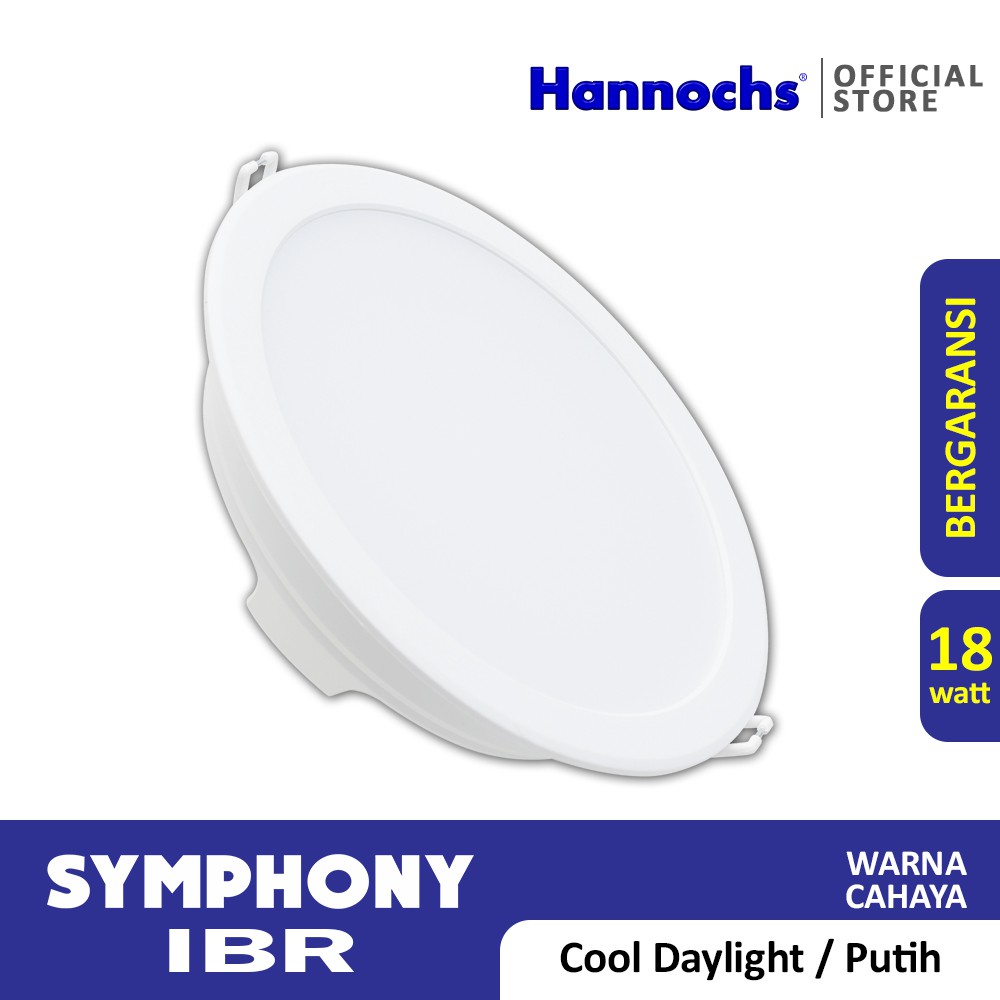 Hannochs Downlight LED Symphony 18 watt IBR CDL - Putih