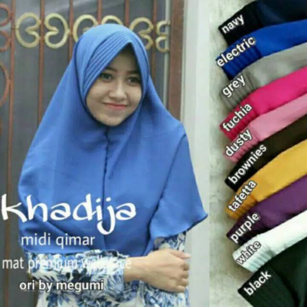 Hijab Premium Khadija Khimar Khimar Pet Ukuran Besar HIJAB JILBAB KHIMAR INSTAN
