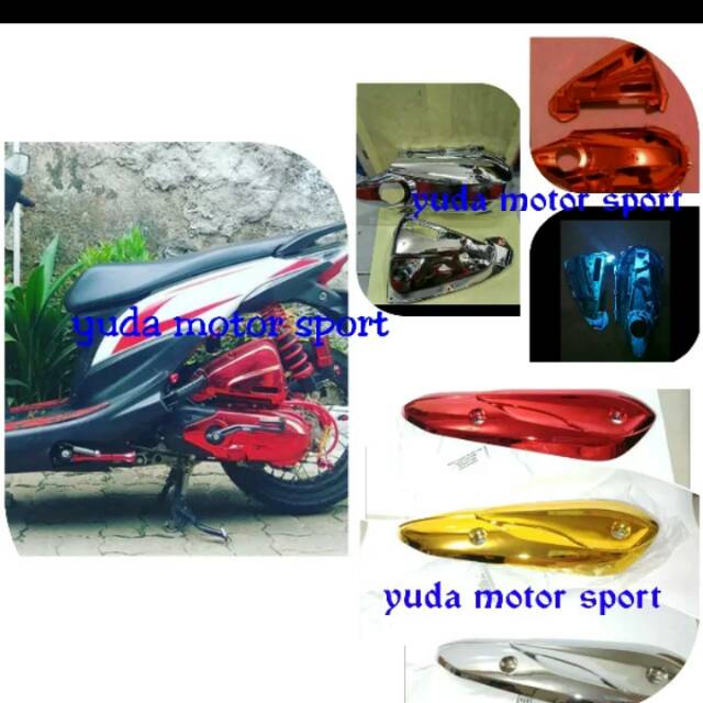 Variasi beat pop esp tutup knalpot beat pop esp & cover cvt beat pop esp 3 barang