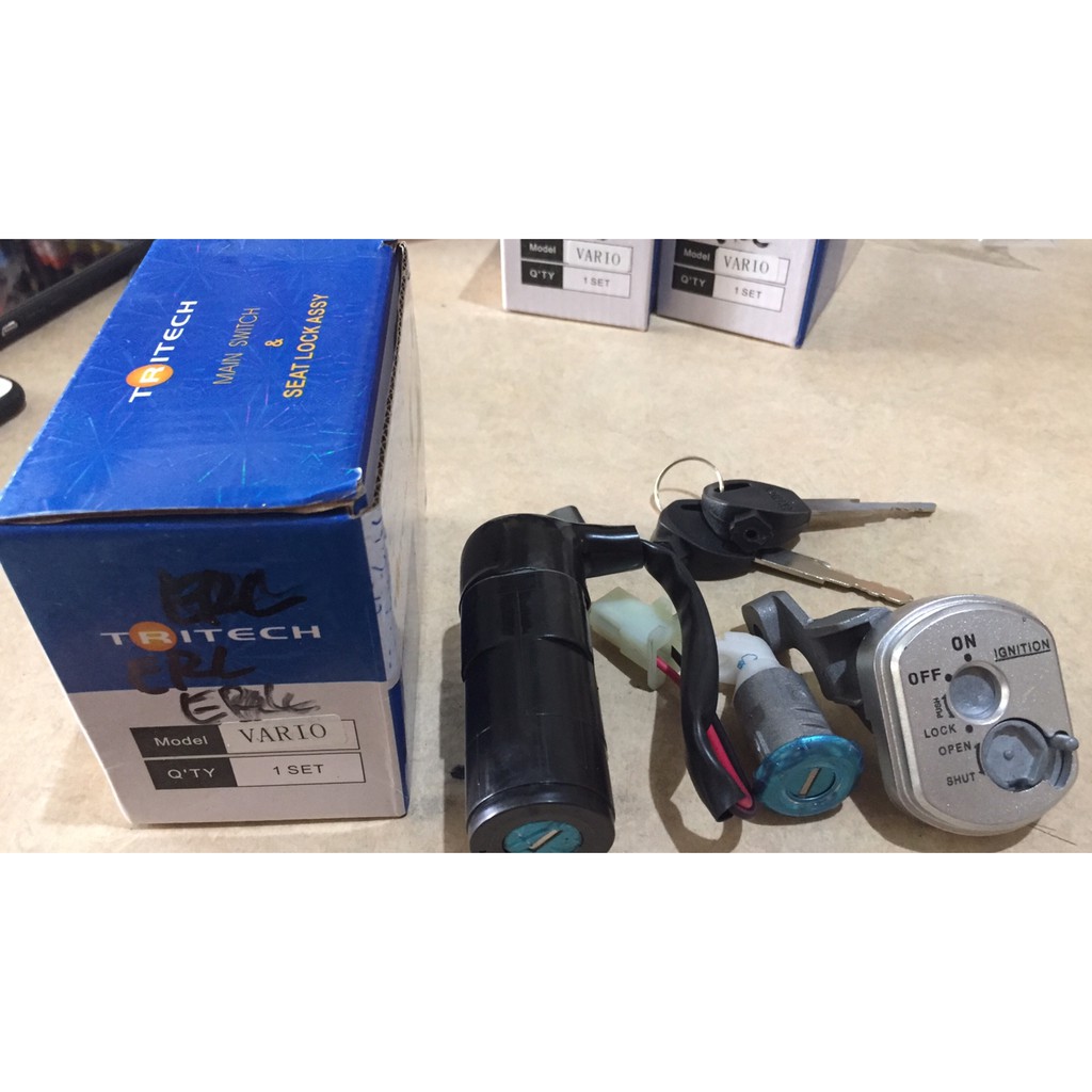KUNCI KONTAK MAIN SWITCH PLUS KUNCI JOK HONDA VARIO KVB