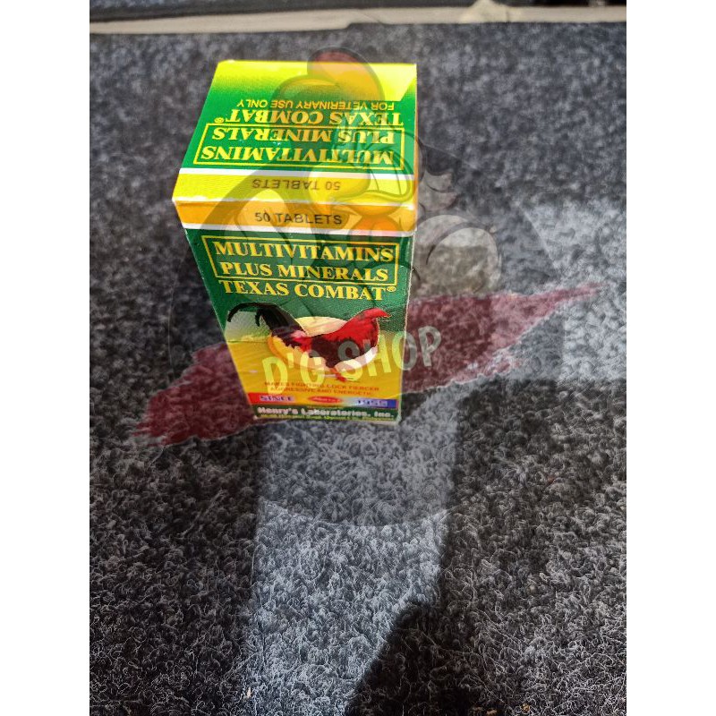 Texas Combat Filipin Obat Vitamin Ayam Jago Aduan