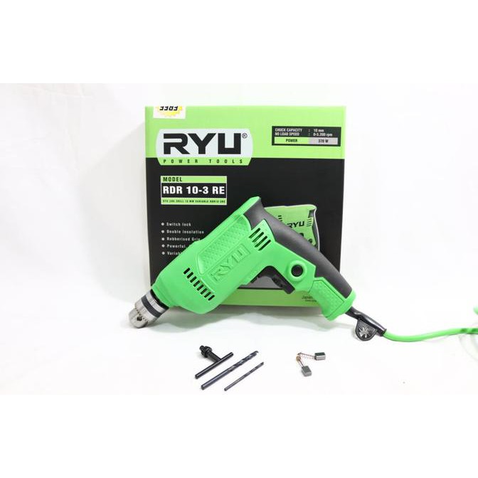 MESIN BOR TEKIRO RYU RDR10-3RE MESIN BOR LISTRIK MESIN BOR KAYU