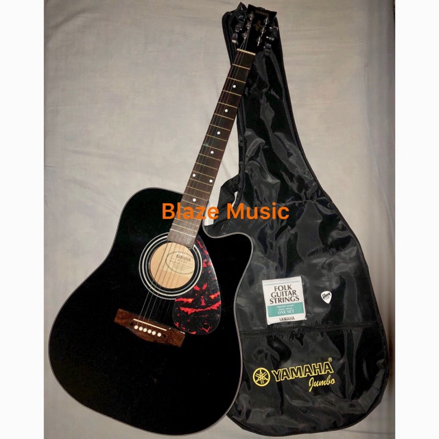 Gitar akustik Hitam / Natural GLOSSY DOFF