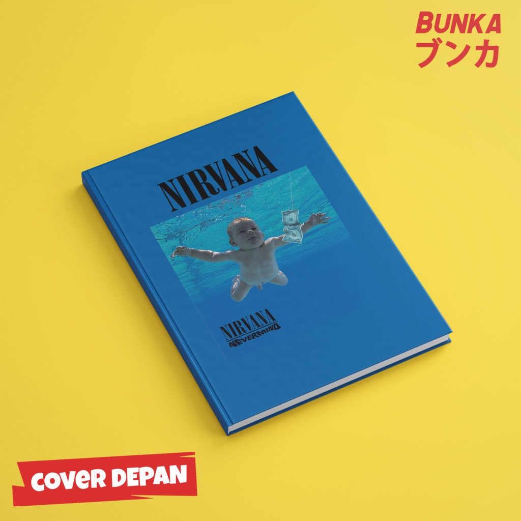 

Notebook Band Nirvana Cover Album Hardcover A5 Buku Tulis Catatan Notes Agenda Planner Jurnal