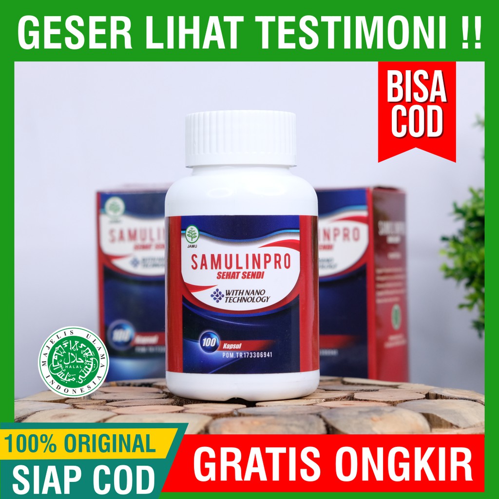 

SAMULINPRO - Obat Sehat Sendi Khusus Untuk Atasi Sendi Tulang Berlegalitas BPOM HALAL MUI