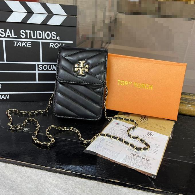 Sling Bag Handphone Hp Tory - Hitam Ready Stok- Hitam Ready Stok