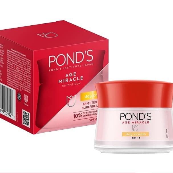 Ponds Age Miracle Youthful Glow Day Cream SPF 18 Krim Wajah Anti Penuaan