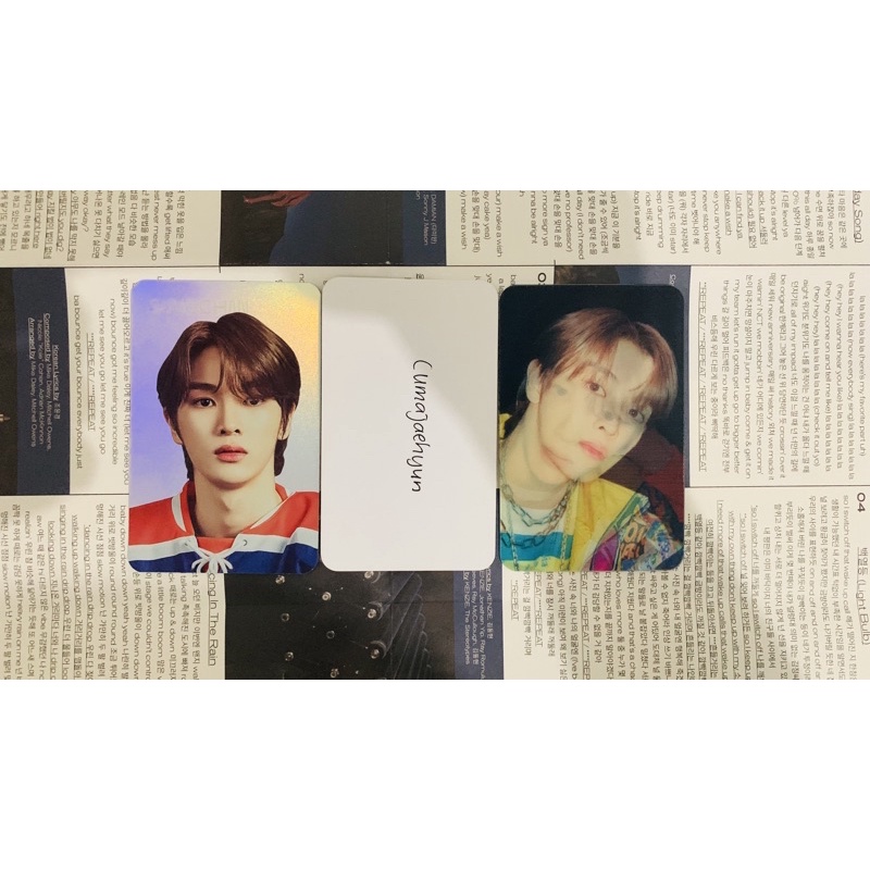 NCT SUNGCHAN STANDEE HOLO LENTI SET