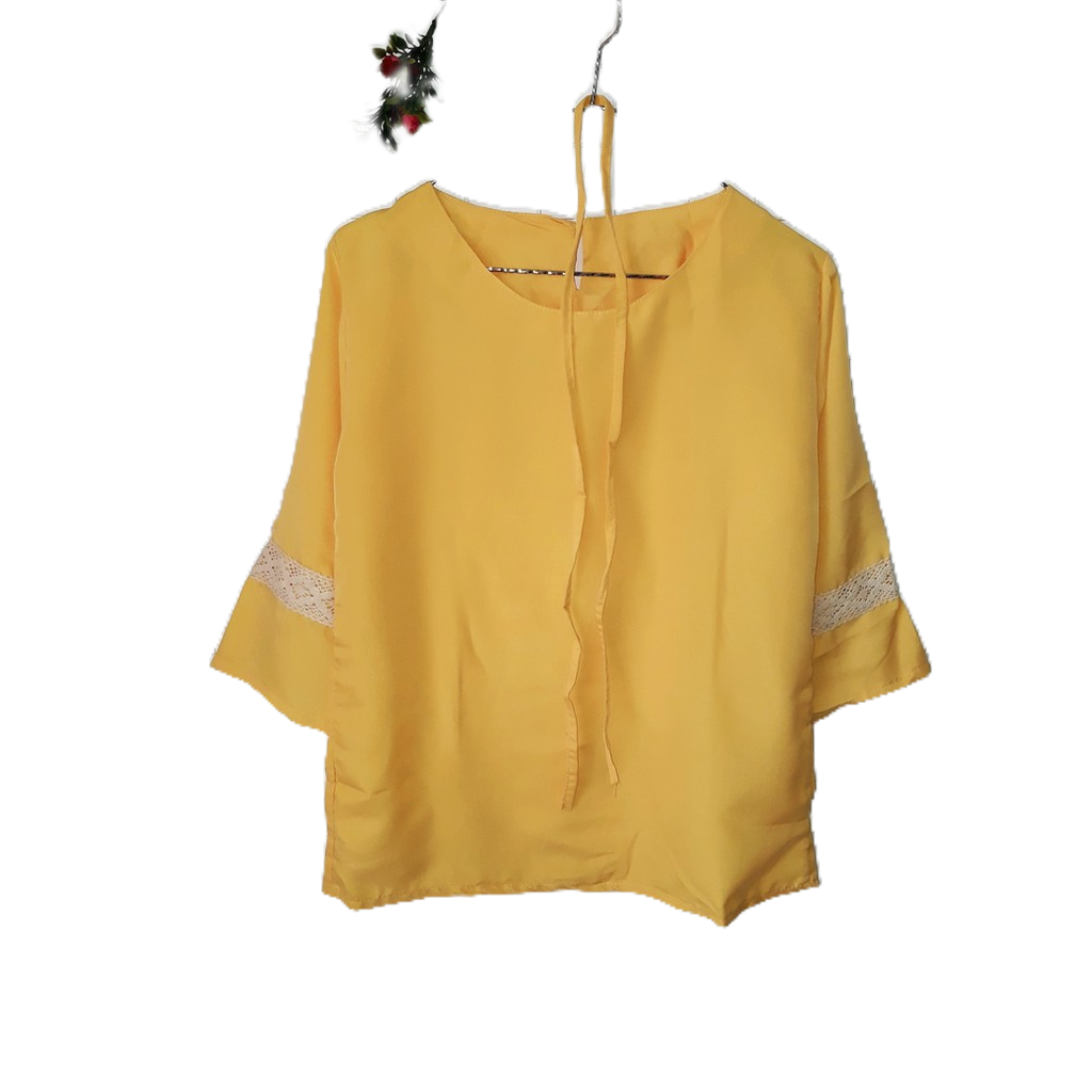 Blouse brukat wanita baju cantik wanita baju sifon brukat wanita blouse korea style wanita baju kore