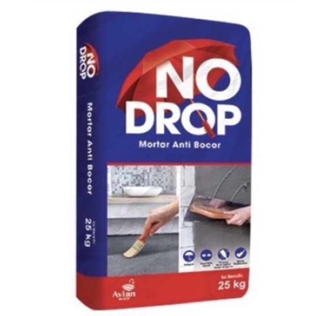 No Drop Mortar 25kg Semen Acian Waterproofing Pelapis Anti Bocor