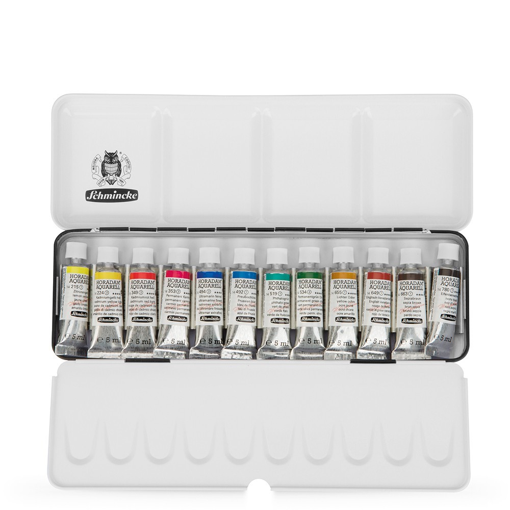 SCHMINCKE Horadam Watercolor 5ml Set x 12