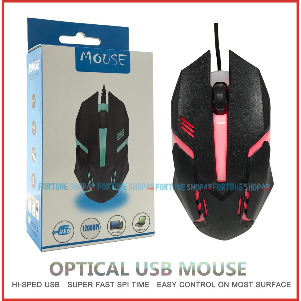 Mouse Gaming Optical USB Gaming High Precision